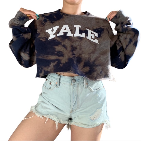 Jerzees Cropped sweater tie die size XS-S - Picture 5 of 8